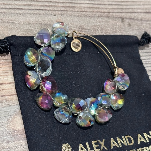 Alex and Ani iridescent Beaded bracelet - Picture 2 of 2